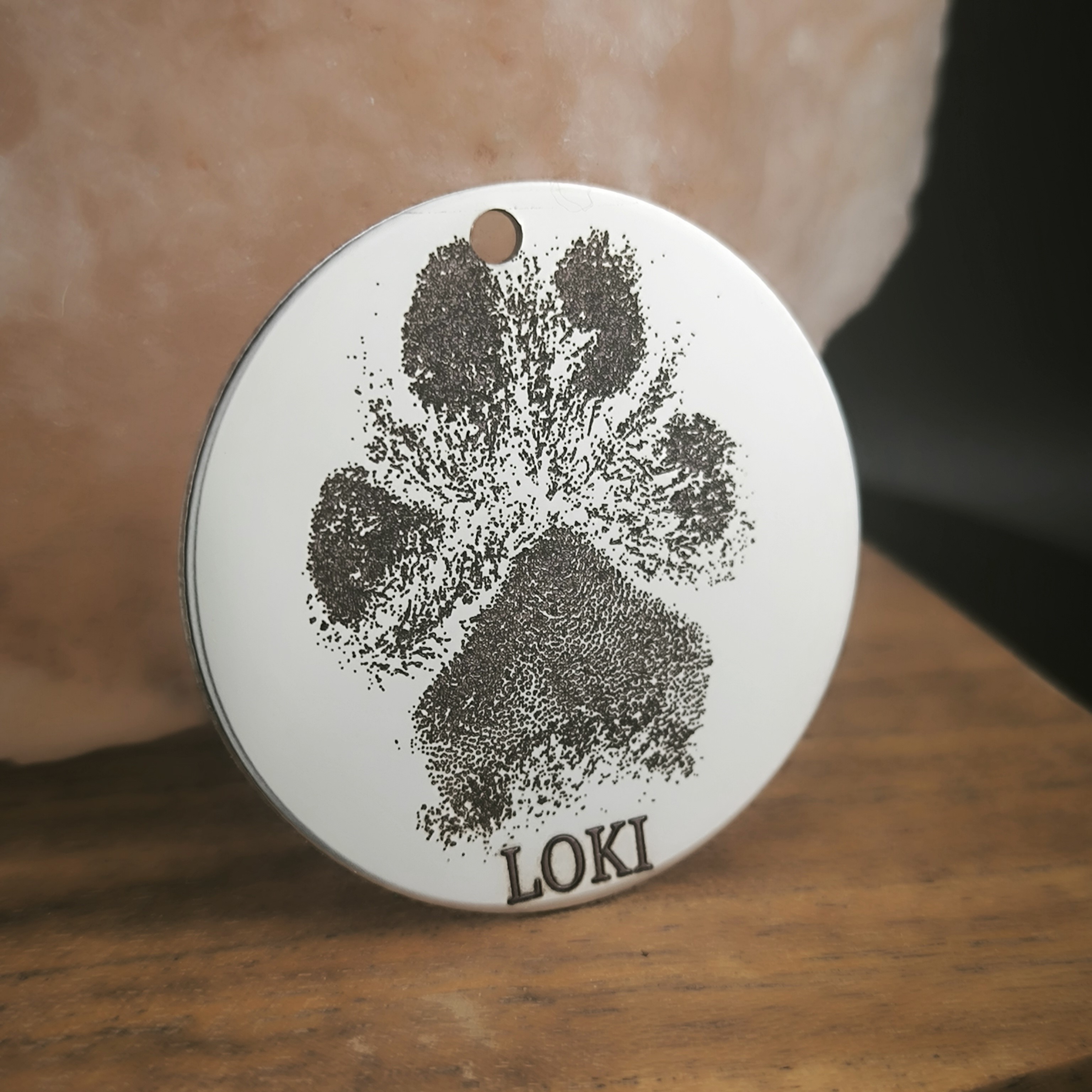 Kette mit Nasenabdruck Hund